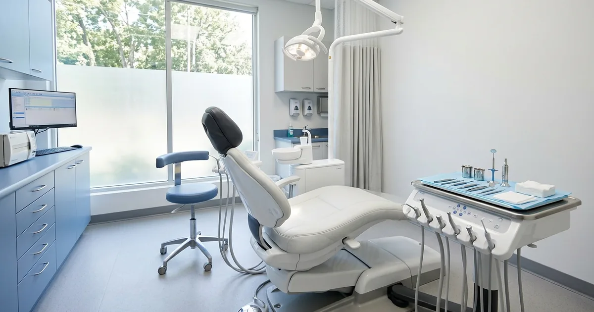 Full arch All-on-4 implant model used to explain surgery day to a patient